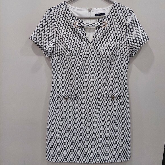 Tommy Hilfiger Women's Scuba Crepe Skirt Dress, Size 8, NEW - Picture 1 of 12